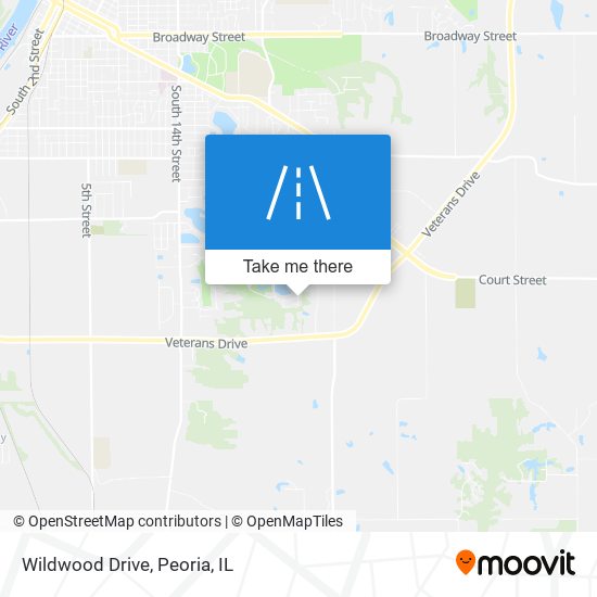 Wildwood Drive map