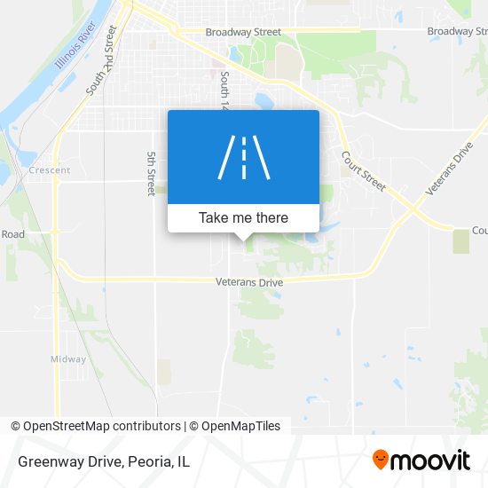 Greenway Drive map