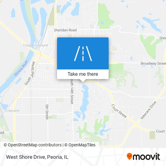 West Shore Drive map