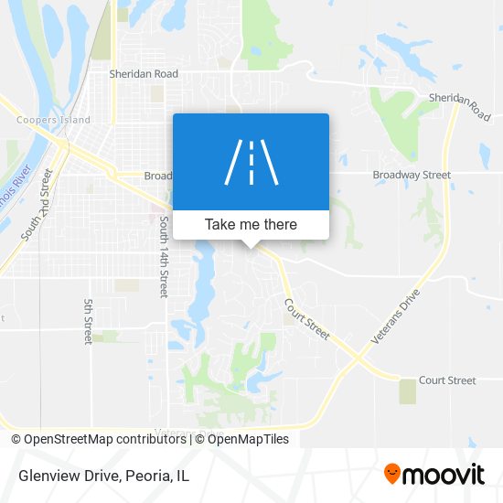 Mapa de Glenview Drive