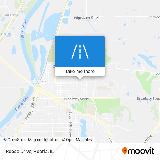 Reese Drive map