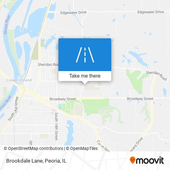 Brookdale Lane map