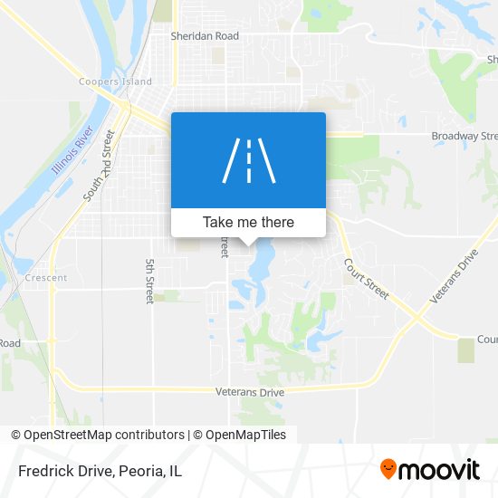 Fredrick Drive map