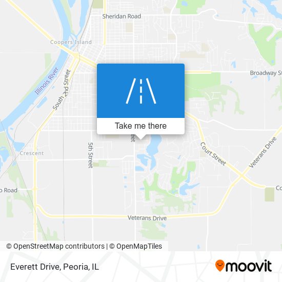 Everett Drive map
