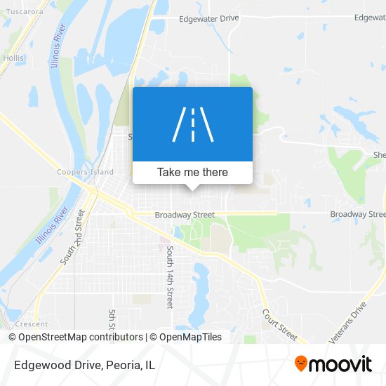 Edgewood Drive map