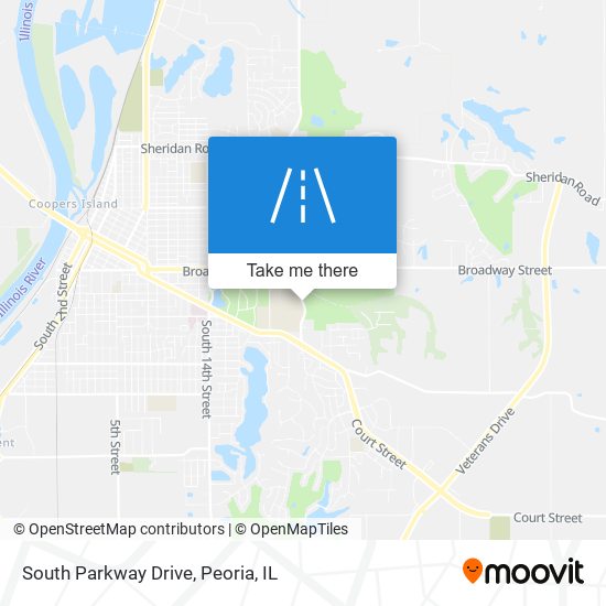 South Parkway Drive map