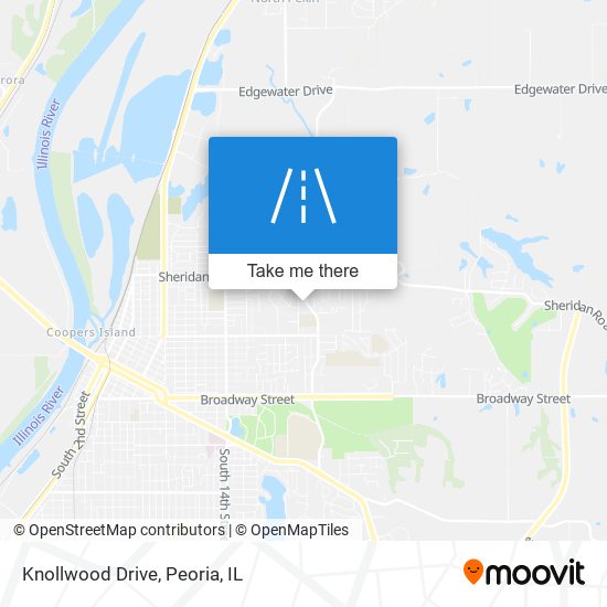 Knollwood Drive map