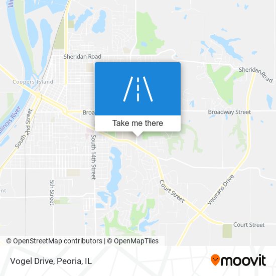 Vogel Drive map