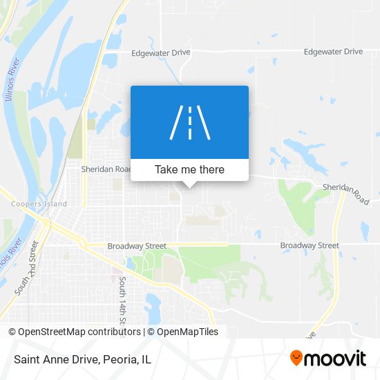 Saint Anne Drive map