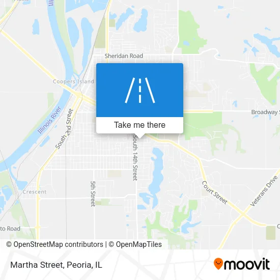 Martha Street map