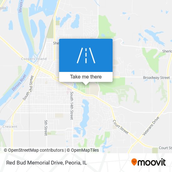 Red Bud Memorial Drive map