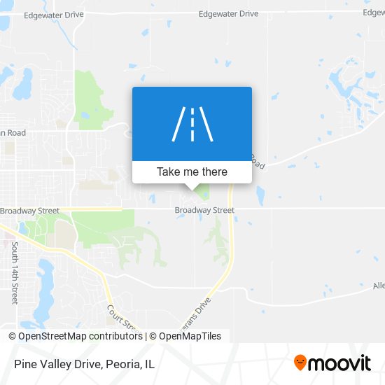 Pine Valley Drive map