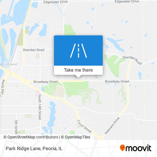 Mapa de Park Ridge Lane