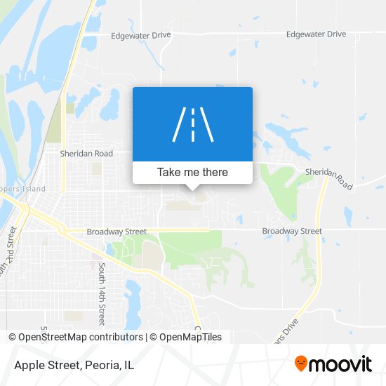 Mapa de Apple Street