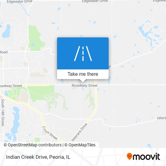 Indian Creek Drive map