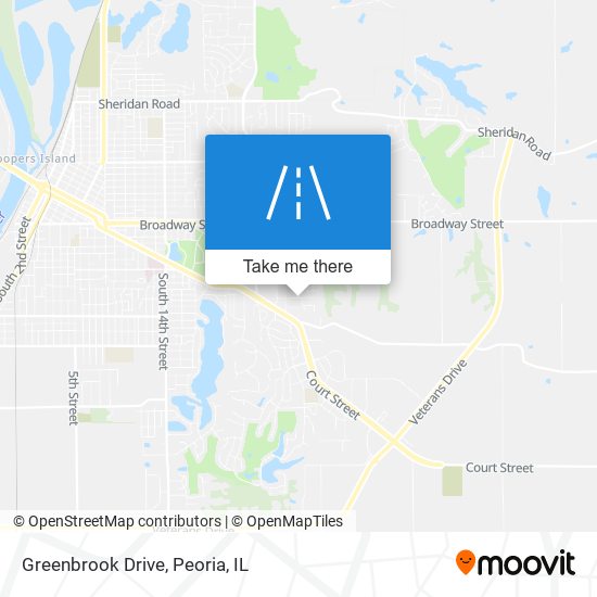 Mapa de Greenbrook Drive
