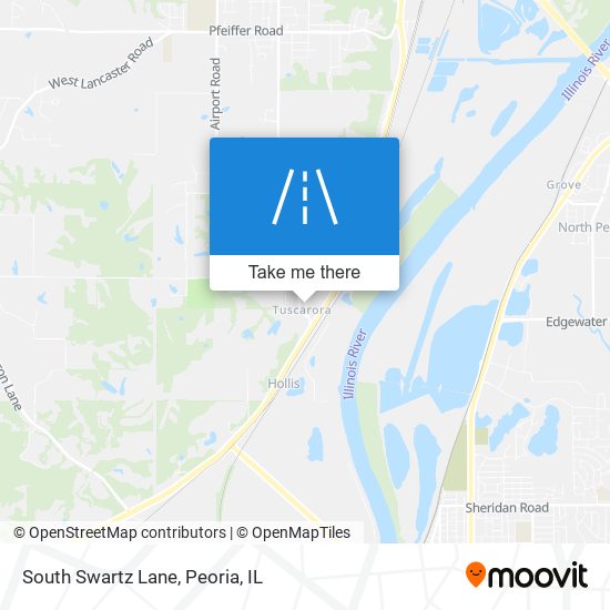 South Swartz Lane map