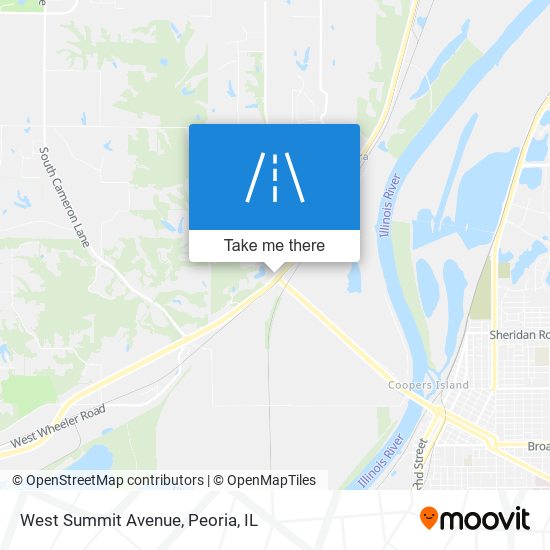 West Summit Avenue map