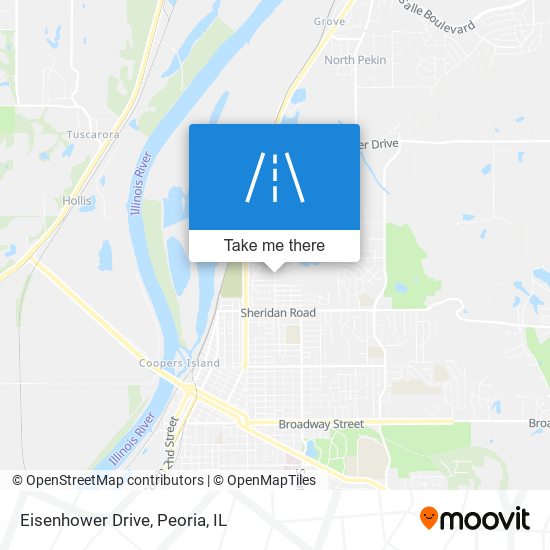 Eisenhower Drive map