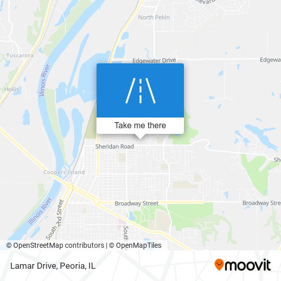 Lamar Drive map