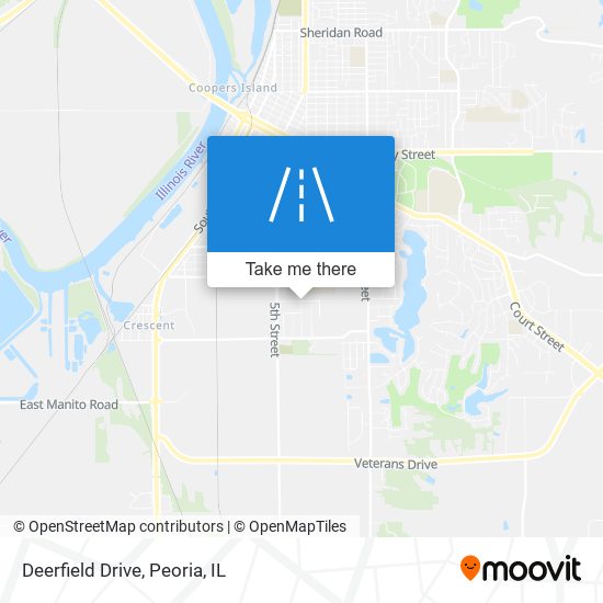 Mapa de Deerfield Drive