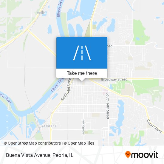 Buena Vista Avenue map