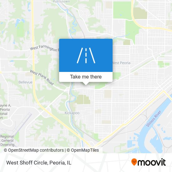 West Shoff Circle map