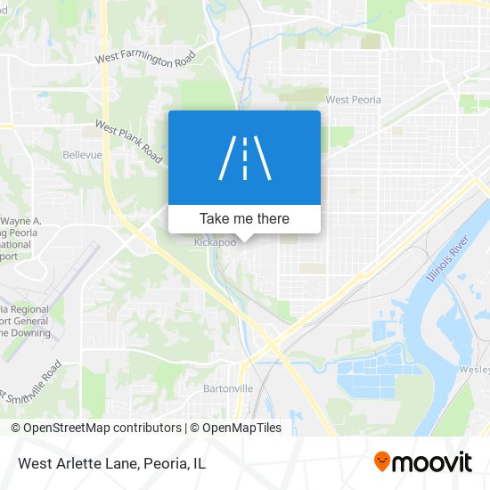 West Arlette Lane map