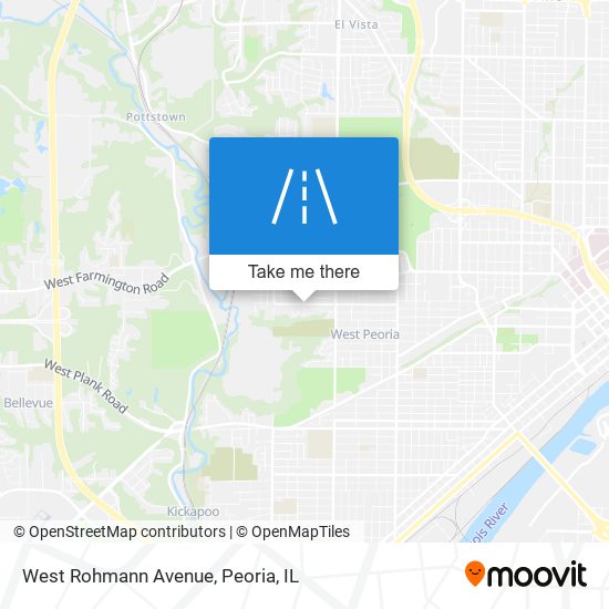 Mapa de West Rohmann Avenue