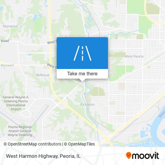 Mapa de West Harmon Highway