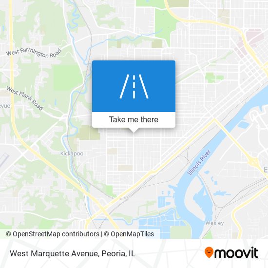 West Marquette Avenue map