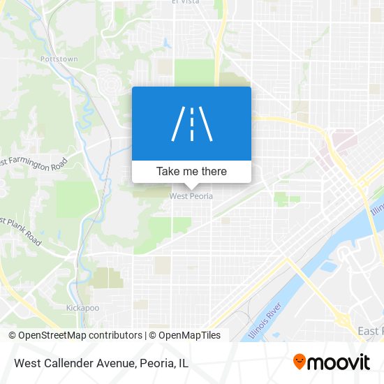 West Callender Avenue map