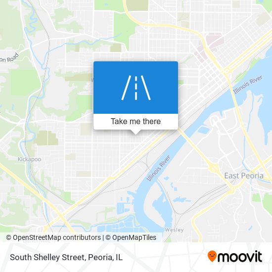 South Shelley Street map