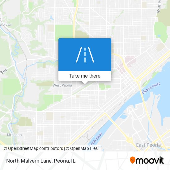 Mapa de North Malvern Lane