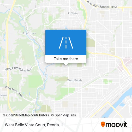 Mapa de West Belle Vista Court