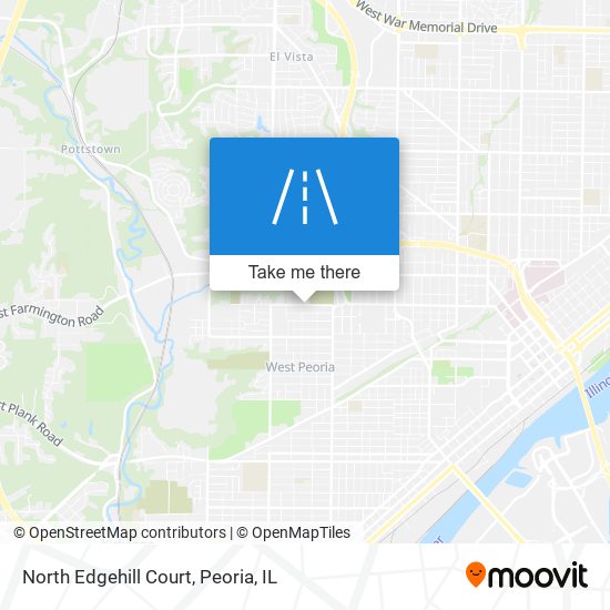 North Edgehill Court map