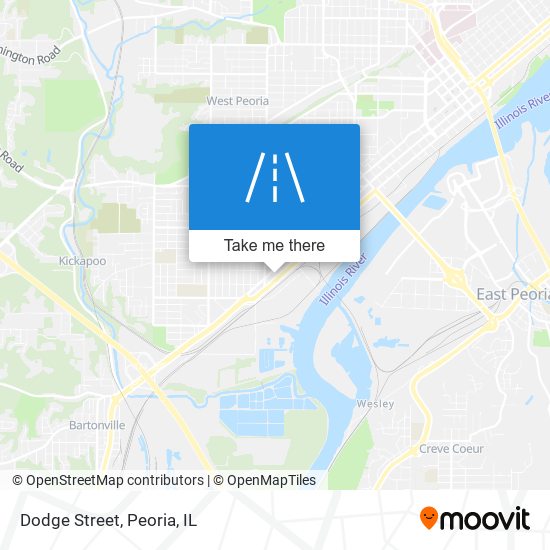 Dodge Street map