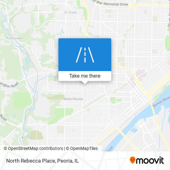 North Rebecca Place map