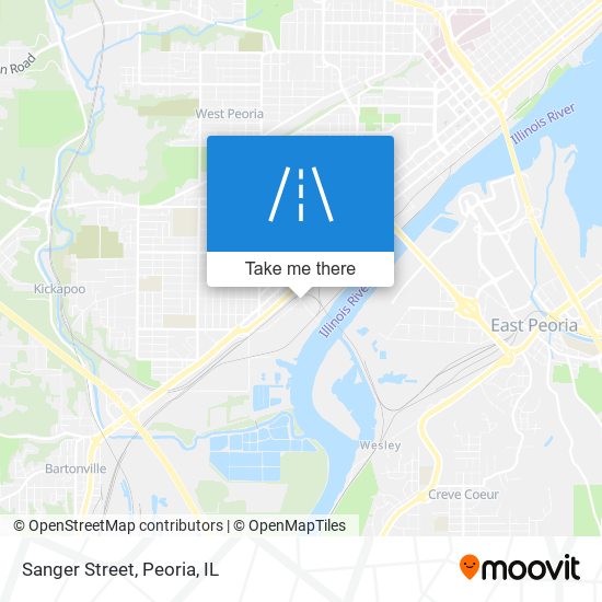 Sanger Street map