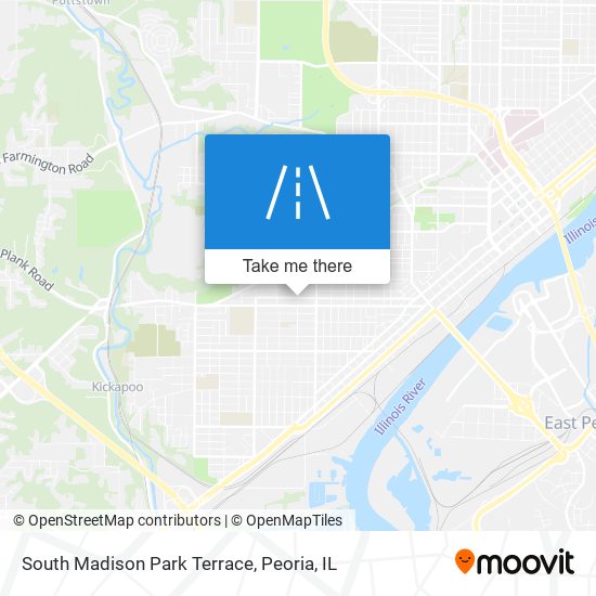 South Madison Park Terrace map