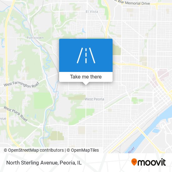 Mapa de North Sterling Avenue