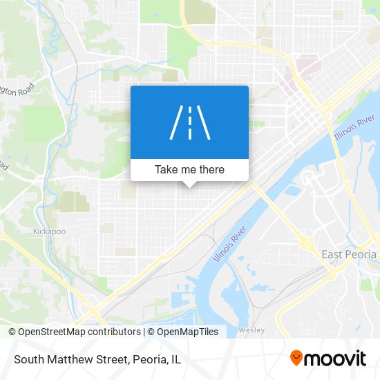 Mapa de South Matthew Street