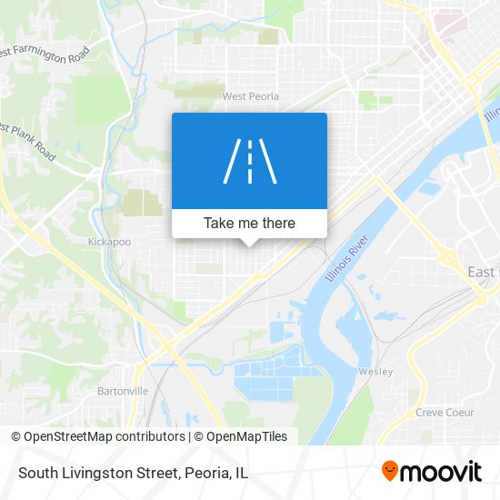 South Livingston Street map