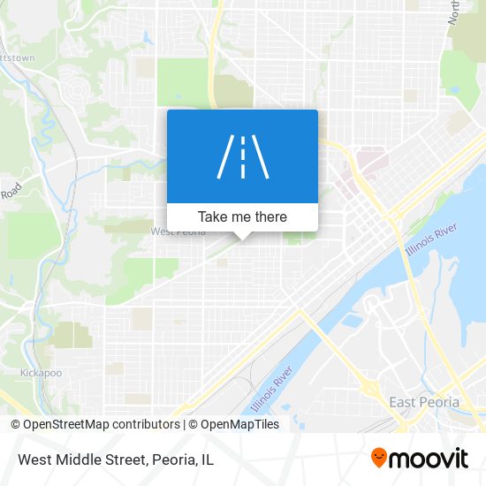 West Middle Street map