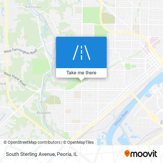 Mapa de South Sterling Avenue