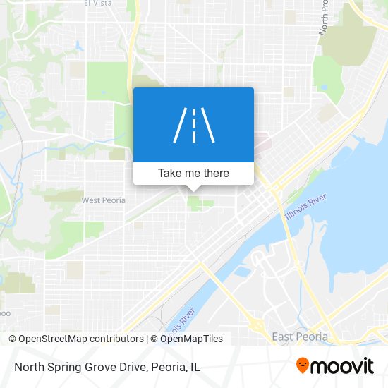 Mapa de North Spring Grove Drive