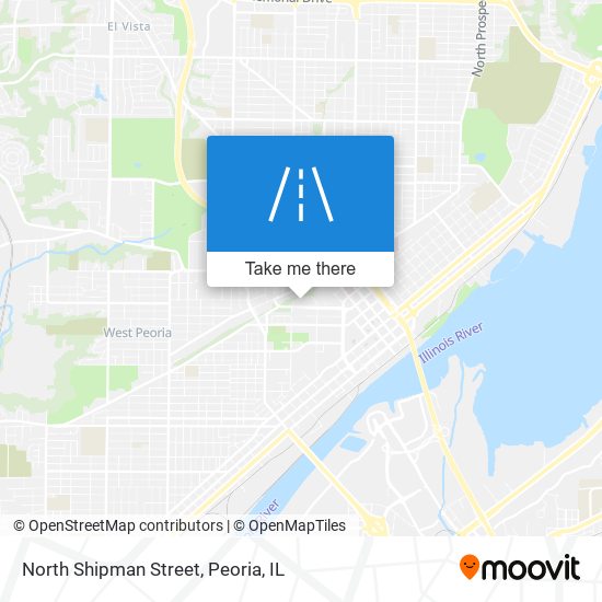 North Shipman Street map