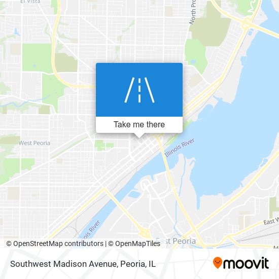 Mapa de Southwest Madison Avenue