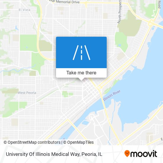 University Of Illinois Medical Way map