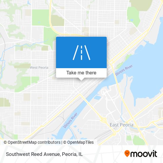 Mapa de Southwest Reed Avenue